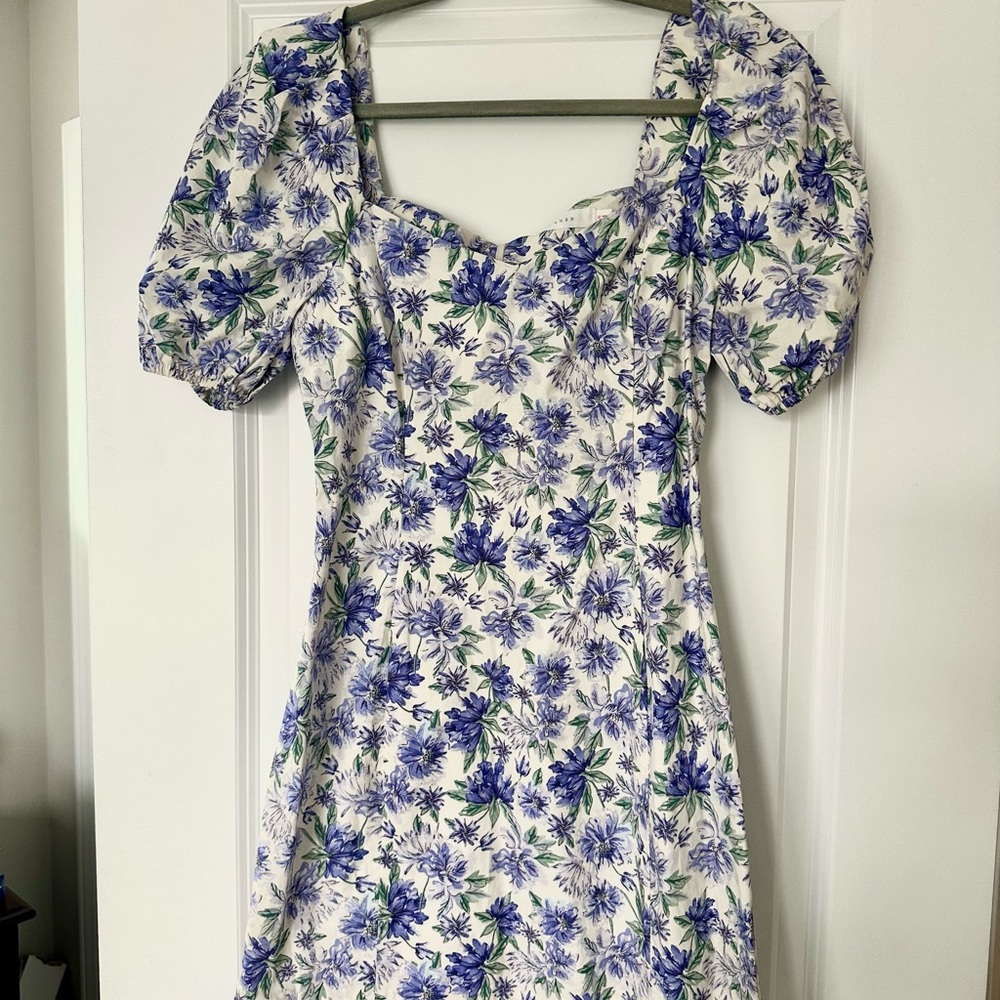 Floral Puff Sleeve Dress